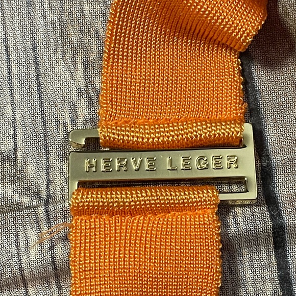 Herve Leger One Piece Swimsuit - Orange and Yellow - Picture 9 of 15